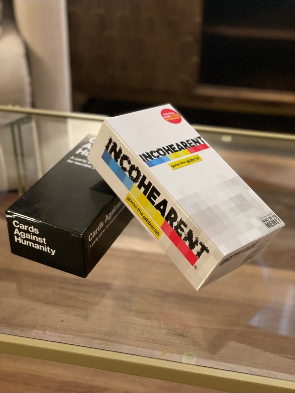 Viral TikTok Game Incohearant Plus Cards Against Humanity Card Game Set | NWT